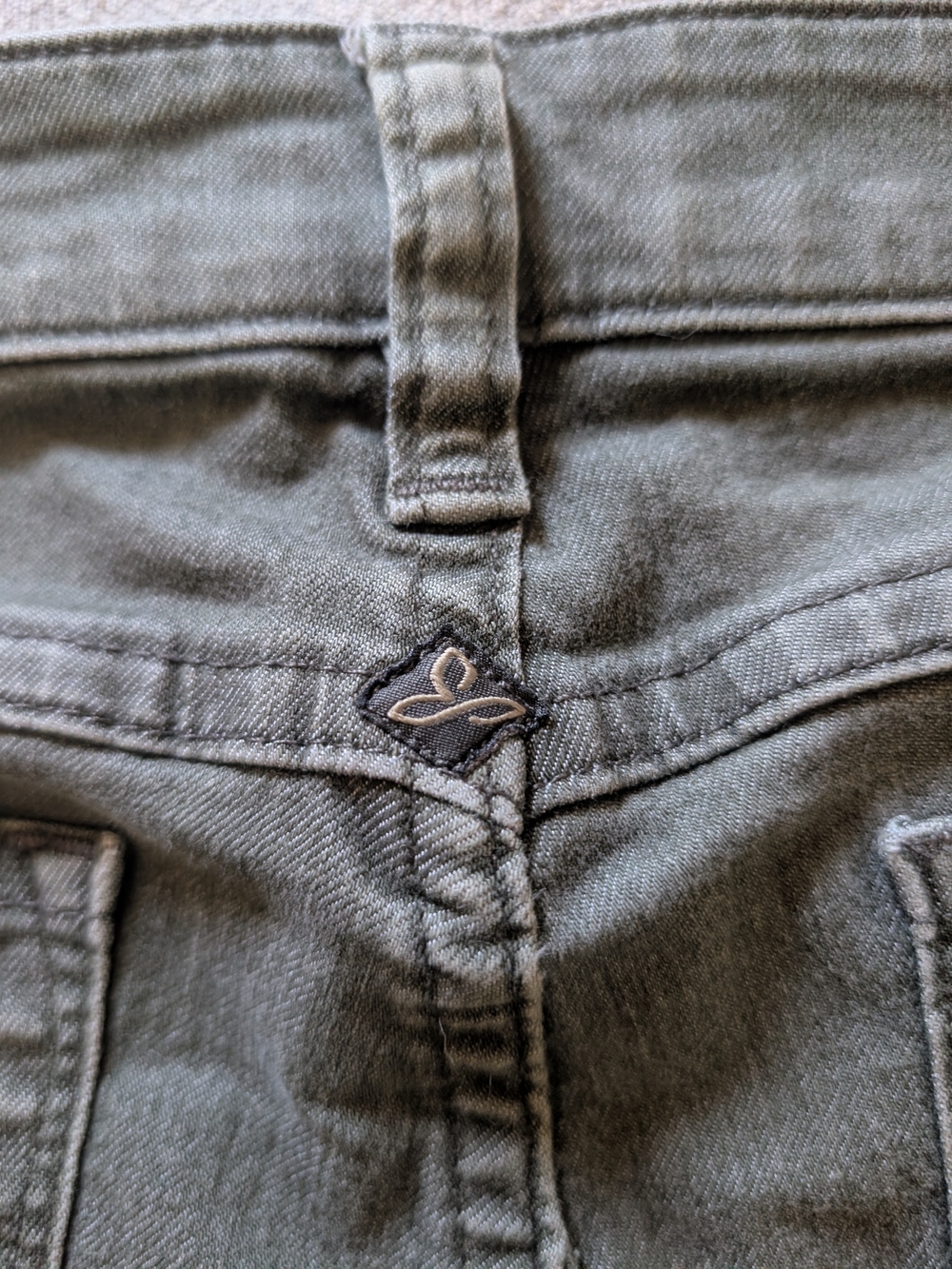 Prana Women's Olive Skinny Jeans